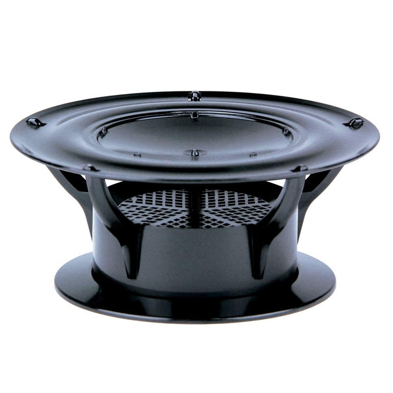 Lippert Components Lippert 360 Siphon RV Roof Vent Cap for Odor Prevention with Universal Fit, Built-in Bug Screen, Black Polycarbonate - 389380 - Image 1